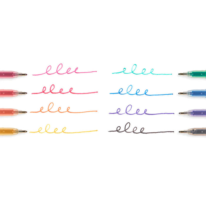 Radiant Writers: Glitter Gel Pens - 8pc Set (132-090)
