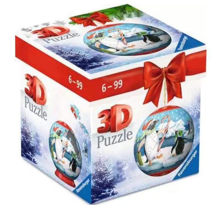 R - Christmas Animals Ornament Puzzle Ball 54pc (93851)