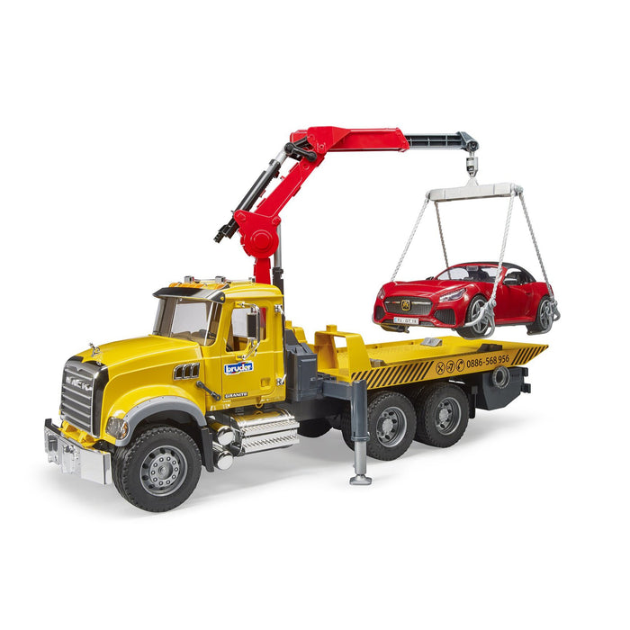 MACK Granite Tow Truck w/ Roadster (02829)