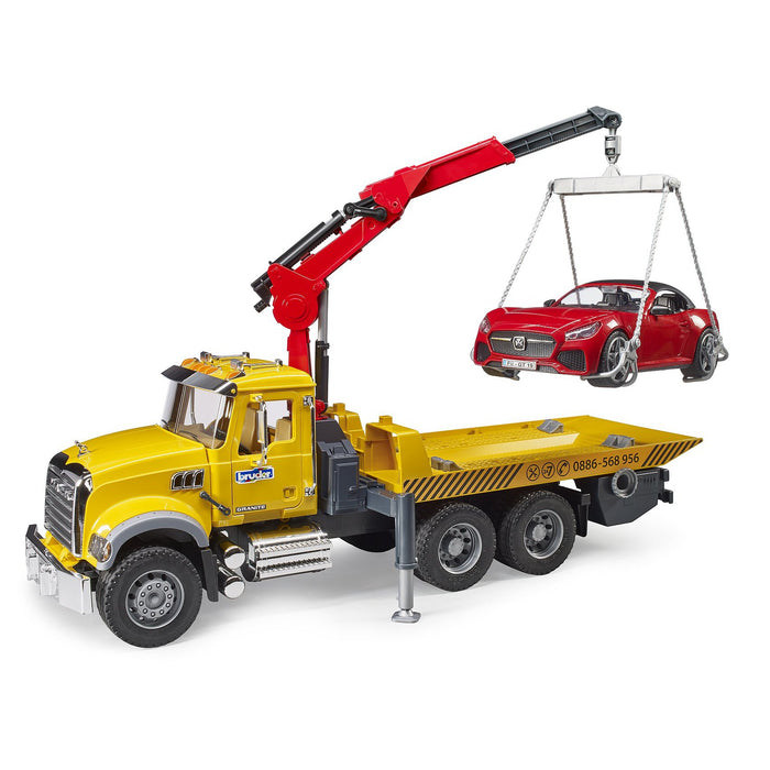 MACK Granite Tow Truck w/ Roadster (02829)