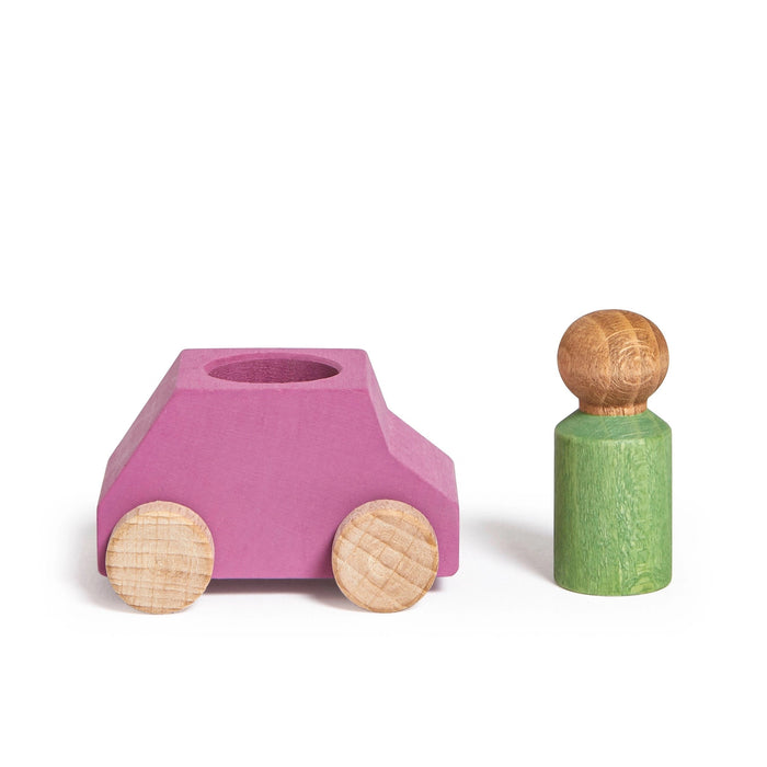 Car Pink with Mint Figure - Lubulona (121315)