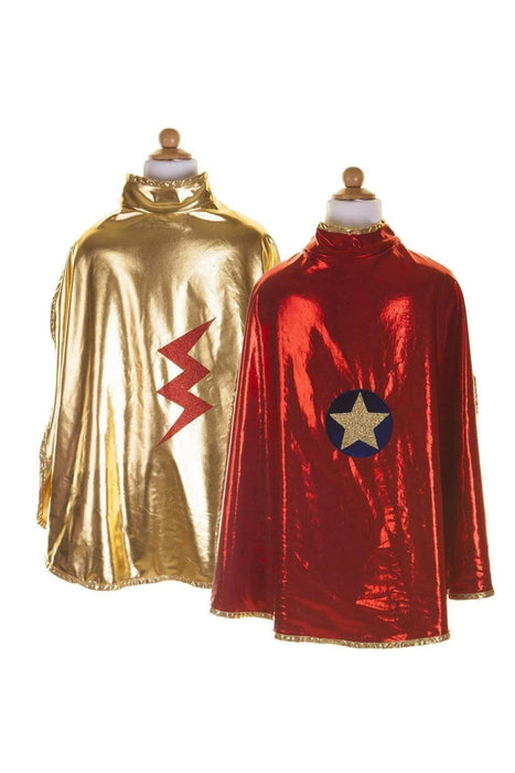 Reversible Cape - Wonder (Red/Gold) 5-6 Years (56055)