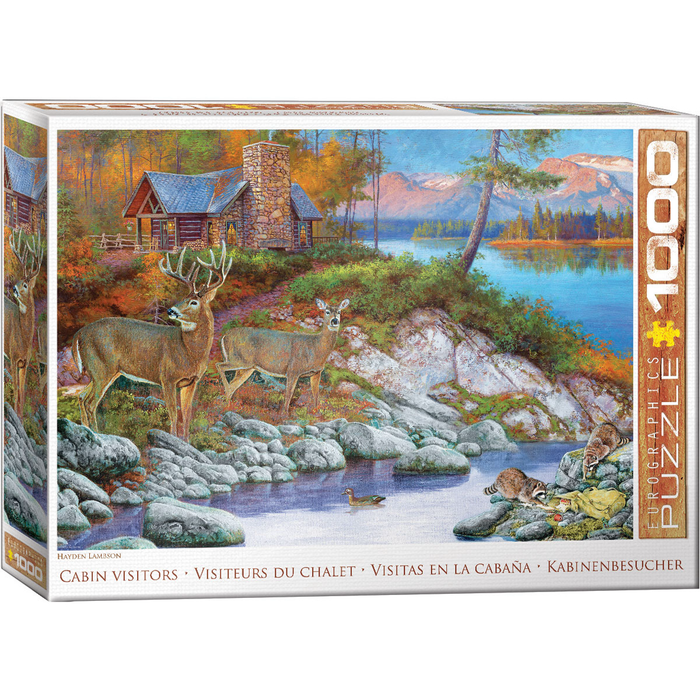 E - Cabin Visitors by Hayden Lambson - 1000pc (6000-5875)