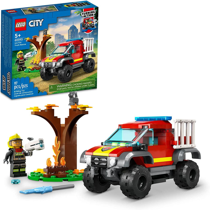 4x4 Fire Truck Rescue - City Fire (60393)