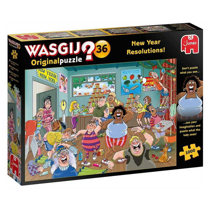 Wasgij - New Year Resolutions (O36) - 1000pc (70-25000)