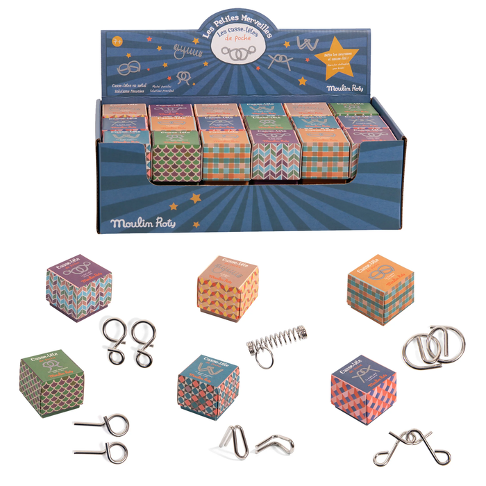Petites Merveilles - Pocket Puzzles Assorted (711163) - Moulin Roty