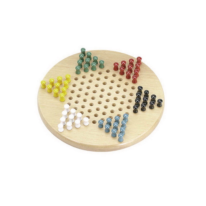 Chinese Checkers 11 in. Wood Board (EV)