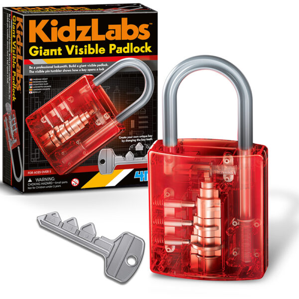 4M: KidzLabs Giant Visible Padlock