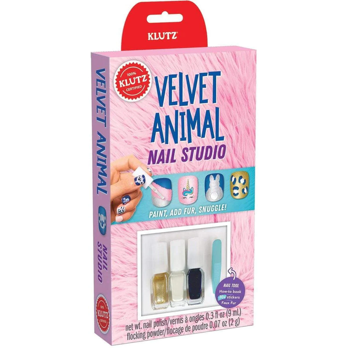 Klutz Mini Kit - Nail Studio Velvet Animal (SCH)