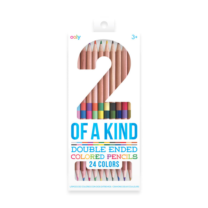 2 of a Kind Colored Pencils - 24 Colors (12pc) (128-103)