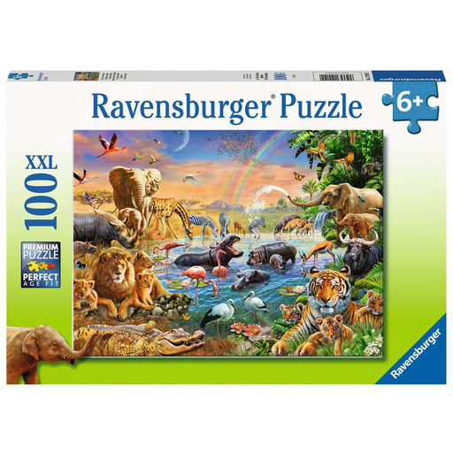 Savannah Jungle Waterhole - 100pc 