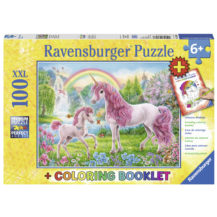 R - Magical Unicorns - 100pcs + Coloring Book (13698)