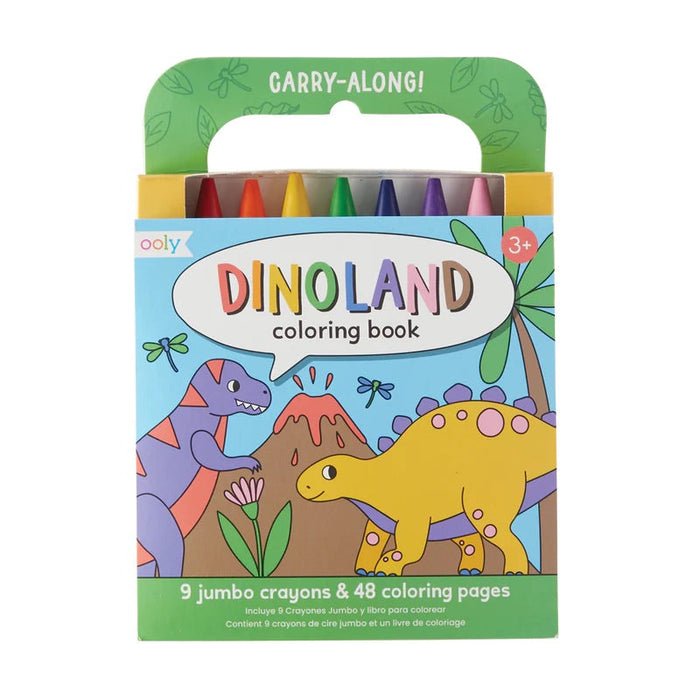 Carry Along Crayon & Coloring Book Kit: Dinoland (138-019)
