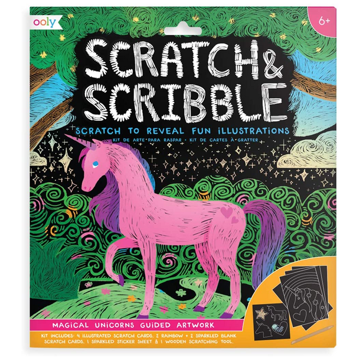 Scratch & Scribble Art Kit: Magical Unicorn 10pk (161-027)