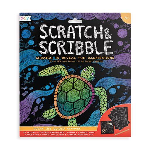 Scratch & Scribble Art Kit: Ocean Life 10pk (161-031)