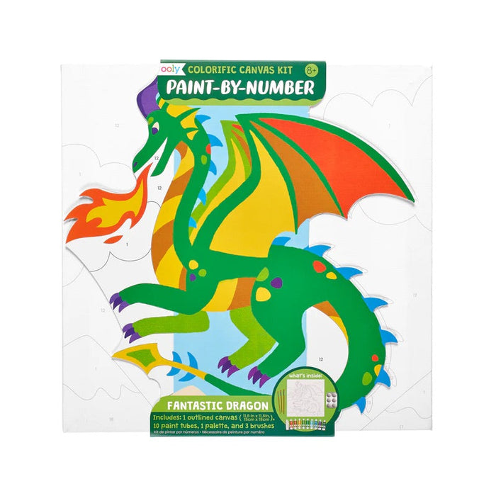 Colorific Canvas Paint by Number Kit: Fantastic Dragon (161-052)