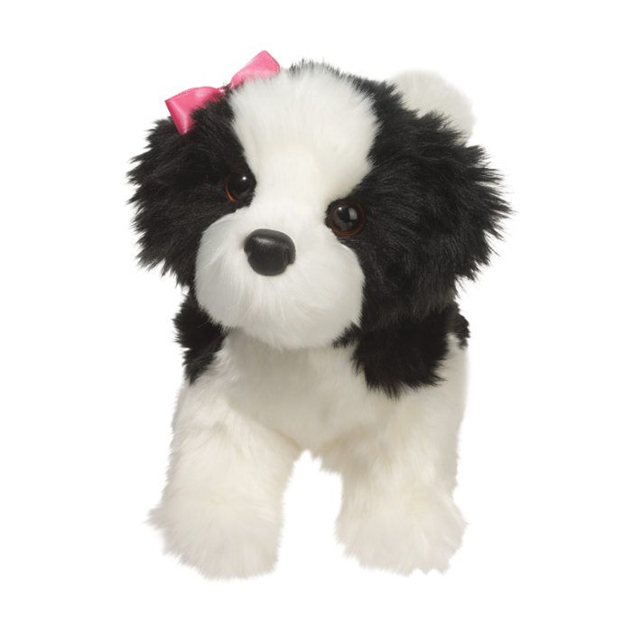 Poofy Shih-Tzu Black & White (1716)