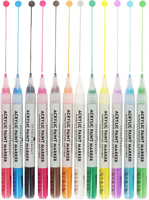 Studio Series Acrylic Paint Markers (12pk)