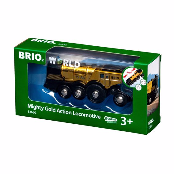BRIO: Mighty Golden Action Locomotive (33630)