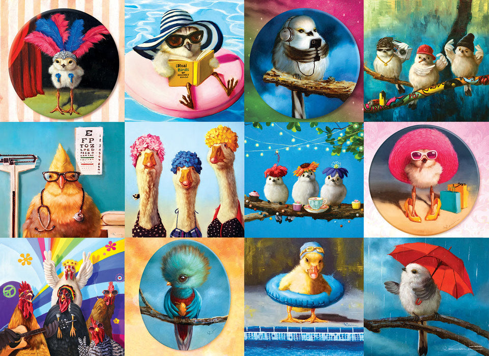 E - Funny Birds by Lucia Hefferman - 1000pc (6000-5771)