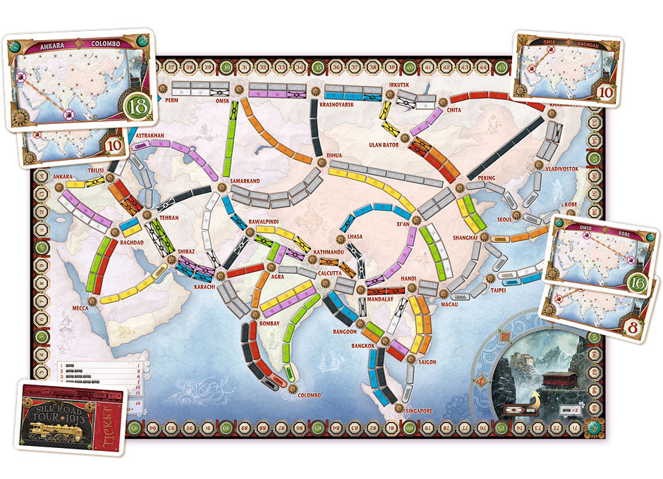 Ticket to Ride: Map #1 - Asia (ASM)