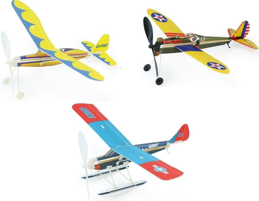 Rubber Band Airplane Display (6 Assorted) - Vilac (V3211)