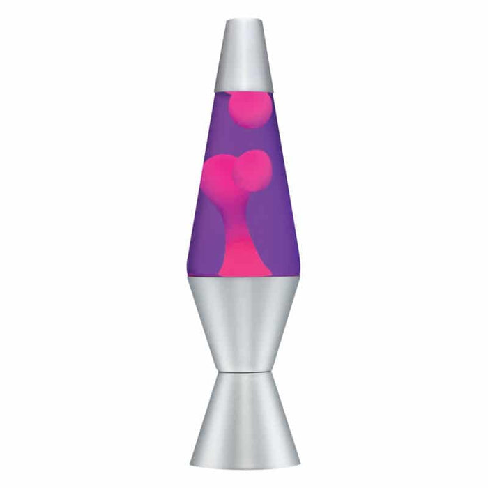 Lava Lamp: 14.5 in. - Pink/Purple/Silver