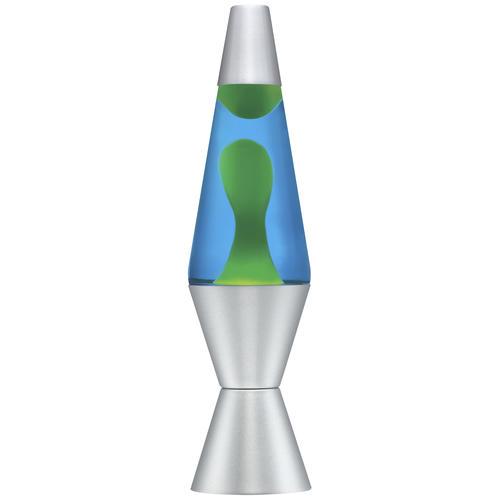 Lava Lamp: 14.5 in - Green/Blue/Silver