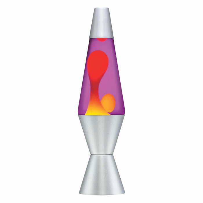 Lava Lamp: 14.5 in. - Yellow/Purple/Silver
