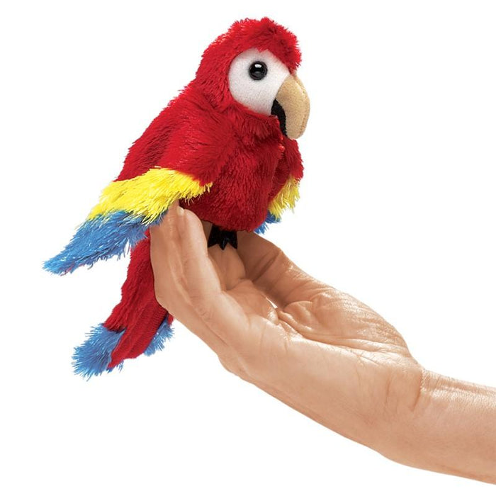 Parrot, Scarlet Macaw - Mini (2723) - Finger Puppet