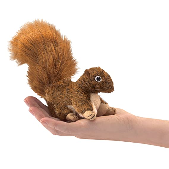 Squirrel, Red - Mini (2735) - Finger Puppet