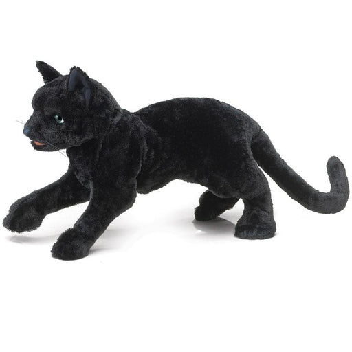 Hand Puppet - Cat, Black 