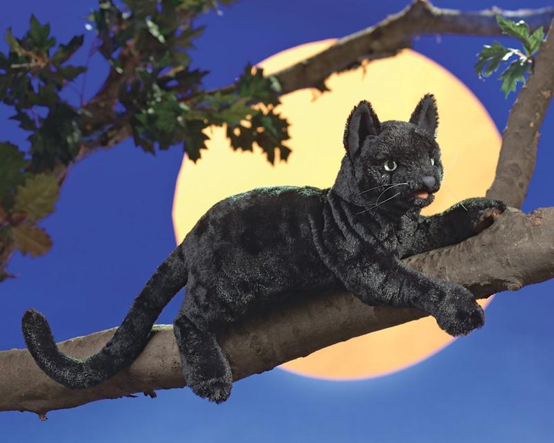 Cat, Black (2987) - Hand Puppet