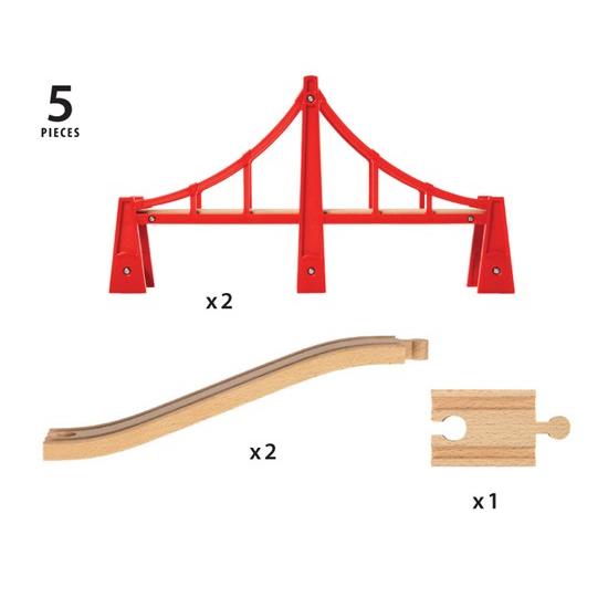 BRIO: Double Suspension Bridge (33683)