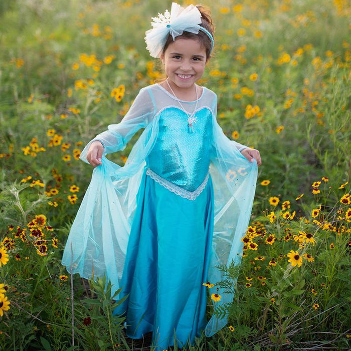 Dress & Cape - Ice Queen, 5-6 Years (38985)