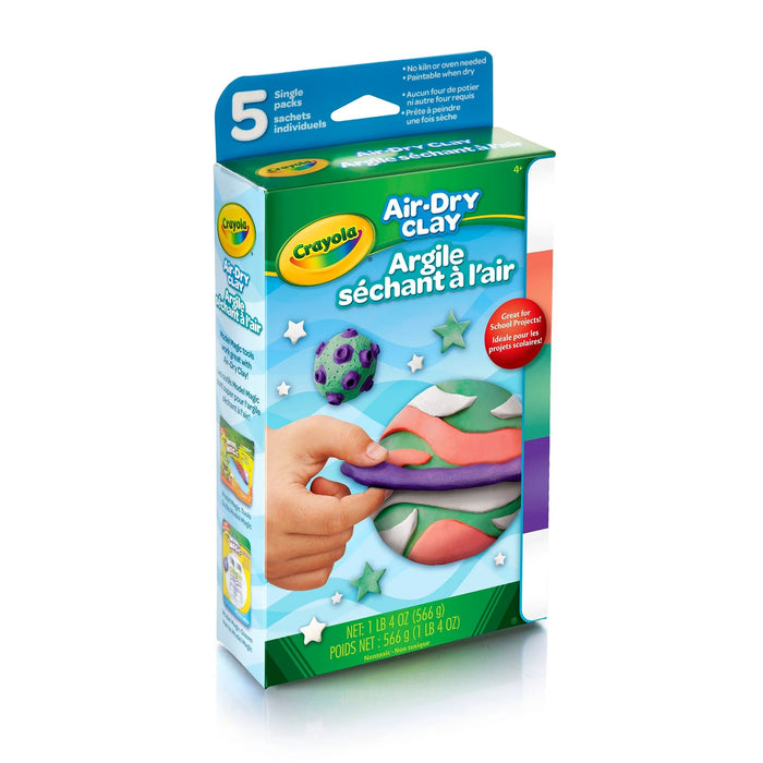 Air Dry Clay Variety Pack (5pc)