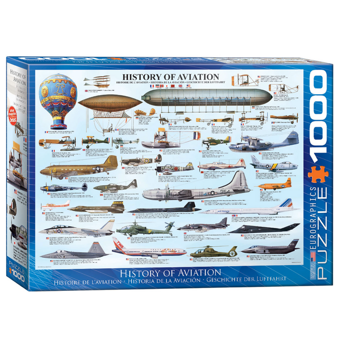 E - History of Aviation - 1000pc (6000-0086)