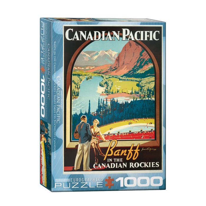 E - Banff in the Canadian Rockies by James Crockart - 1000pc (6000-0327)