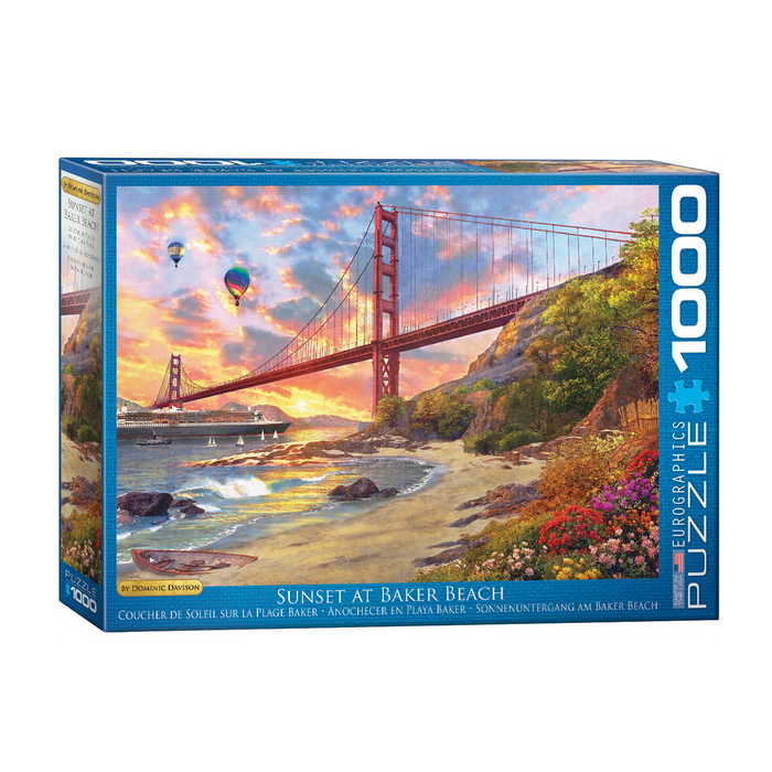 E - Sunset at Baker Beach by Dominic Davison - 1000pc (6000-0697)