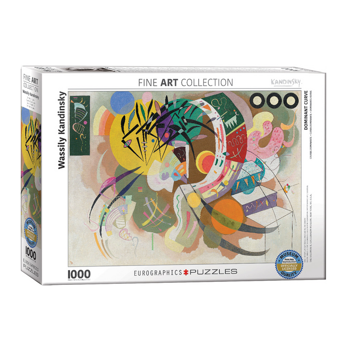 E - Dominant Curve by Wassily Kandinsky - 1000pc (6000-0839)