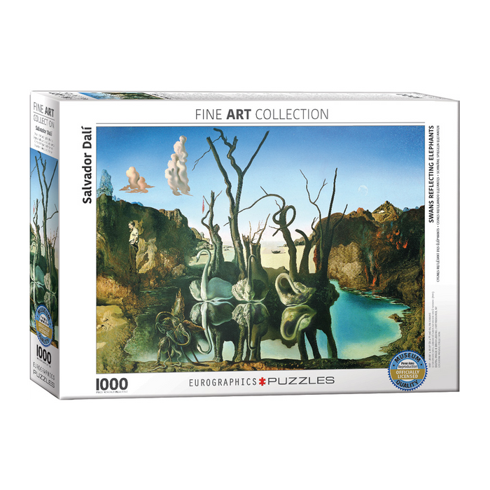 E - Swans Reflection Elephants by Salvador Dali - 1000pc (6000-0846)