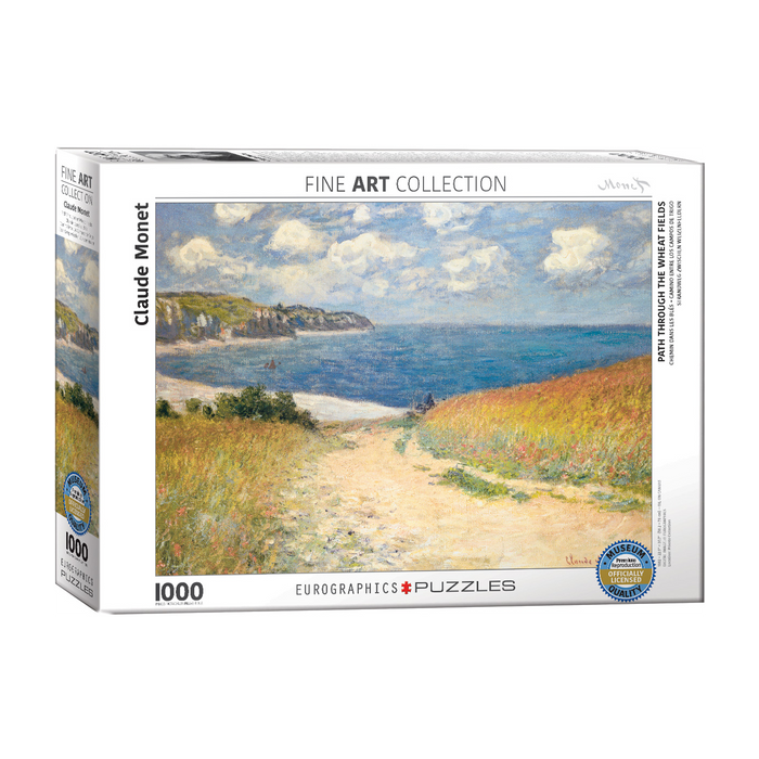 E - Path Through the Wheat Fields by Claude Monet - 1000pc (6000-1499)