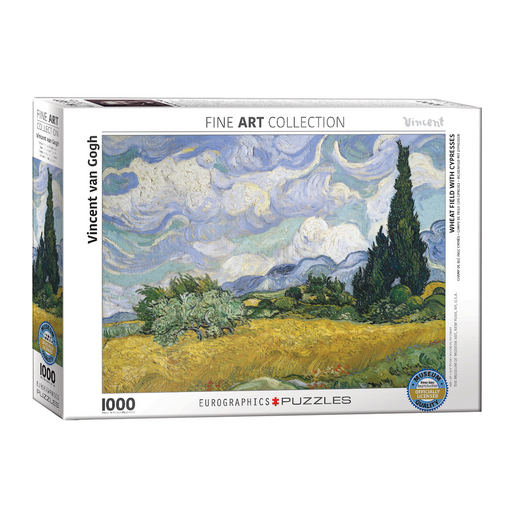 Wheat Field with Cypresses by Vincent Van Gogh - 1000pc 