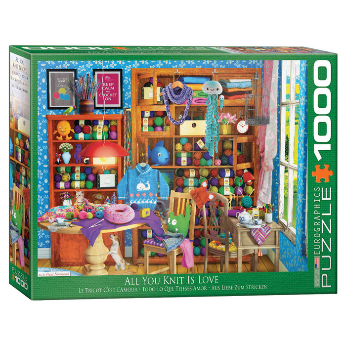 E - All You Knit is Love by Paul Normand - 1000pc (6000-5405)