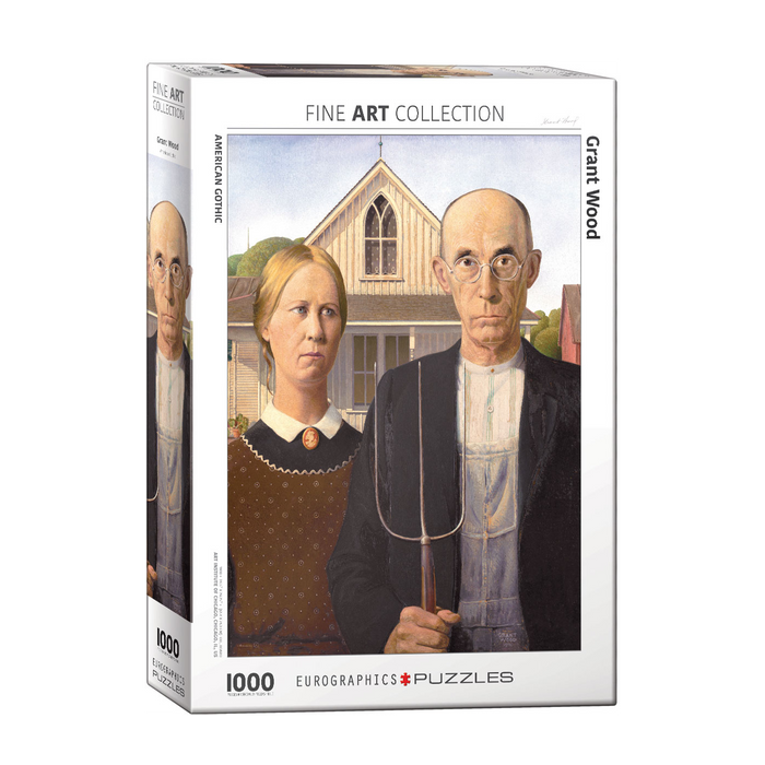 E - American Gothic by Grant Wood - 1000pc (6000-5479)