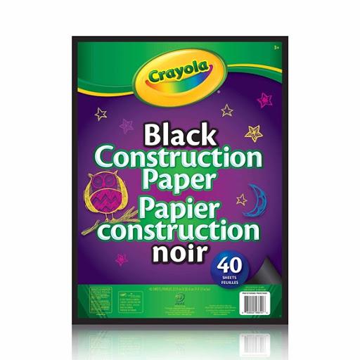 Construction Paper - Black (40 pgs)