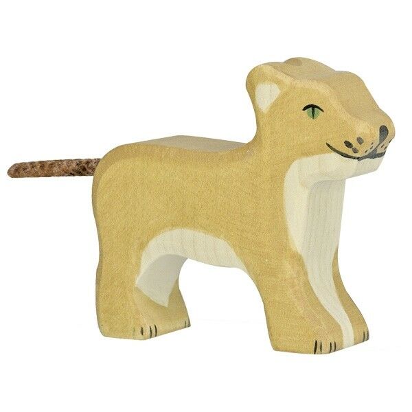 Lion, small, standing (80141) - Holztiger