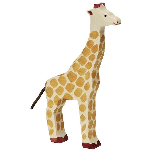 Giraffe, head raised (80155) - Holztiger