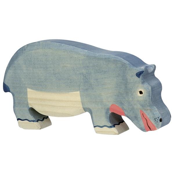 Hippopotamus, feeding (80161) - Holztiger