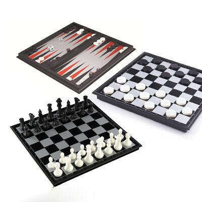 Magnetic Backgammon/Chess/Checkers Set